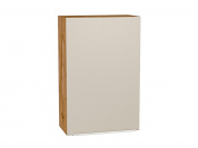 Шкаф верхний с 1-ой дверцей Фьюжн 920*600*320 Cream Silk / Дуб Вотан