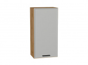 Шкаф верхний с 1-ой дверцей Фрейм 920*450*324 Grey Silk / Дуб Вотан