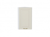 Шкаф верхний торцевой Ницца 716*300*304 Агат / Белый