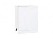 Шкаф нижний с 1-ой дверцей Фьюжн 816*600*480 Silky White / Белый