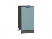 Шкаф нижний с 1-ой дверцей Флэт 816*400*478 Grey-green In 2S / Graphite