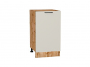 Шкаф нижний с 1-ой дверцей Флэт 816*450*478 Cashmere In 2S / Дуб Вотан