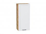 Шкаф верхний с 1-ой дверцей Барселона 920*400*324 Белый / Дуб Вотан