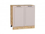 Шкаф нижний с 2-мя дверцами Барселона 816*800*484 Кашемир / Дуб Вотан