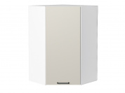 Шкаф верхний угловой Флэт 920*600*600 Cashmere In 2S / Белый