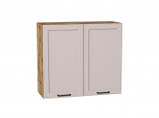 Шкаф верхний с 2-мя дверцами Барселона 716*800*324 Кашемир / Дуб Вотан