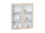 Комплект фасадов Ницца со стеклом для каркаса Ф-55Н В809 916*792*16 Агат