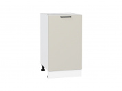 Шкаф нижний с 1-ой дверцей Флэт 816*450*478 Cashmere In 2S / Белый