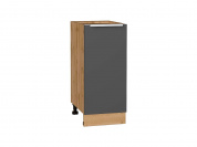 Шкаф нижний с 1-ой дверцей Фьюжн 816*350*480 Stormy Silk / Дуб Вотан