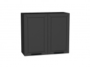 Шкаф верхний с 2-мя дверцами Глетчер 716*800*318 Маренго Силк / Graphite