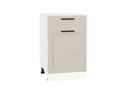 Шкаф нижний с 1-ой дверцей и ящиком Нео 816*500*480 Cream Silk / Белый