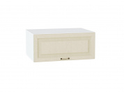 Шкаф верхний горизонтальный глубокий Ницца 358*800*574 Дуб крем / Белый