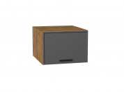 Шкаф верхний горизонтальный глубокий Фрейм 358*500*580 Stormy Silk / Дуб Вотан