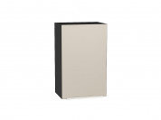 Шкаф верхний с 1-ой дверцей Фьюжн 716*450*320 Cream Silk / Graphite