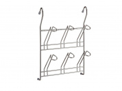 Полка навесная для кружек 340*245*90 Хром