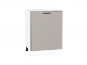 Шкаф нижний с 1-ой дверцей Фрейм 816*600*484 Clay Silk / Белый