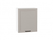 Шкаф верхний с 1-ой дверцей Нео 716*600*320 Clay Silk / Белый