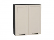 Шкаф верхний с 2-мя дверцами Нео 920*800*320 Cream Silk / Graphite