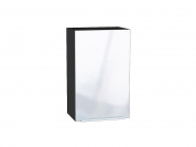 Шкаф верхний с 1-ой дверцей Фьюжн 716*450*320 Angel / Graphite