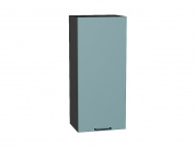 Шкаф верхний с 1-ой дверцей Флэт 920*400*318 Grey-green In 2S / Graphite