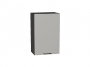 Шкаф верхний с 1-ой дверцей Флэт 716*450*318 Light Grey In 2S / Graphite