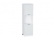 Шкаф пенал с 2-мя дверцами под технику Барселона 2132*600*580 Белый / Белый