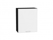 Шкаф верхний с 1-ой дверцей Квадро 716*600*321 Белый / Graphite