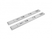 Направляющая шариковая DB с доводчиком (компл. 2 шт) 450*45 Цинк