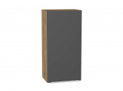 Шкаф верхний с 1-ой дверцей Фьюжн 920*450*320 Stormy Silk / Дуб Вотан