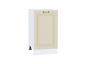 Шкаф нижний с 1-ой дверцей Ницца 816*450*478 Дуб крем / Белый