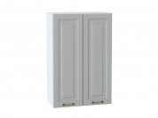 Шкаф верхний с 2-мя дверцами Ницца 920*600*318 Графит / Белый