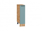 Шкаф нижний с 1-ой дверцей Флэт 816*200*478 Grey-green In 2S / Дуб Вотан