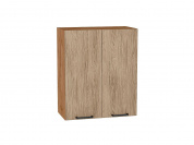 Шкаф верхний с 2-мя дверцами Флэт 716*600*318 Natural Casella Oak 2S / Дуб Вотан