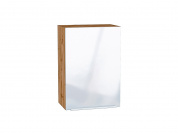 Шкаф верхний с 1-ой дверцей Фьюжн 716*500*320 Angel / Дуб Вотан