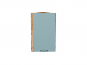 Шкаф верхний торцевой Флэт 716*300*306 Grey-green In 2S / Дуб Вотан