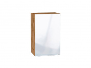 Шкаф верхний с 1-ой дверцей Фьюжн 716*450*320 Angel / Дуб Вотан