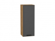 Шкаф верхний с 1-ой дверцей Фрейм 920*350*324 Stormy Silk / Дуб Вотан