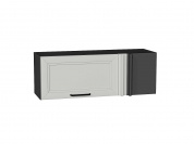 Шкаф верхний прямой угловой горизонтальный Нео 358*1000*350 Grey Silk / Graphite