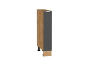 Шкаф нижний бутылочница Фьюжн 816*150*480 Stormy Silk / Дуб Вотан