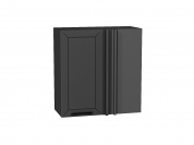 Шкаф верхний прямой угловой Глетчер 716*700*345 Маренго Силк / Graphite