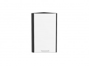 Шкаф верхний торцевой Квадро 716*300*307 Белый / Graphite