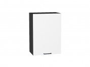 Шкаф верхний с 1-ой дверцей Флэт 716*500*318 White In 2S / Graphite