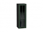 Шкаф верхний с 1-ой остекленной дверцей Дублин 920*300*318 Special Green / Graphite