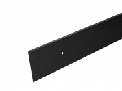 Планка для столешницы торцевая универсальная (R0) 38*600*6 МатЧерный