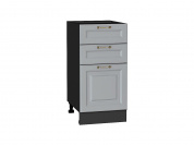 Шкаф нижний с 3-мя ящиками Ницца 816*400*478 Графит / Graphite