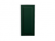 Шкаф верхний торцевой Дублин 920*300*304 Special Green / Белый