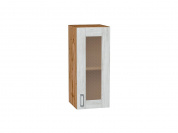 Шкаф верхний с 1-ой остекленной дверцей Лофт 716*300*320 Nordic Oak / Дуб Вотан