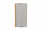 Шкаф верхний торцевой Флэт 920*300*306 Light Grey In 2S / Дуб Вотан