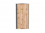 Шкаф верхний торцевой Флэт 920*300*306 Wotan Oak 2S / Graphite