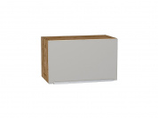 Шкаф верхний горизонтальный Фьюжн 358*600*320 Silky Light Grey / Дуб Вотан